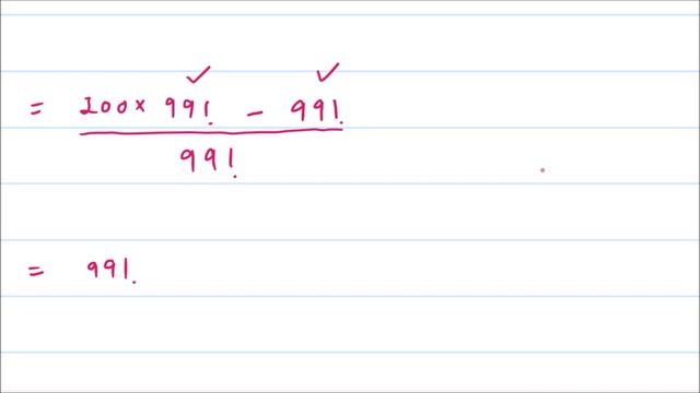 (100! - 99!) / 99! = ? | Solve | Factorial Math Question смотреть онлайн