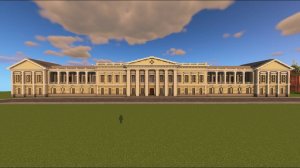 Дворец в русском стиле в майнкрафт (российская Империя)