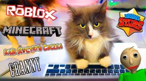 Игры глазами питомцев! Roblox, Майнкрафт, Балди и хаос 🐶🔥