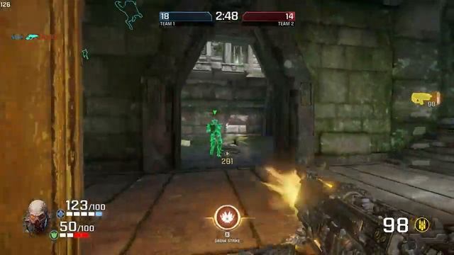 Quake Champions - Team and 1-match FFA and bots session (part 57) смотреть онлайн