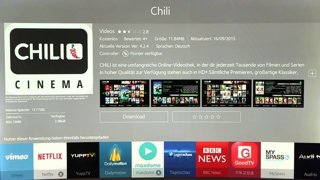 Samsung Smart TV: Die Verwendung von Apps смотреть онлайн
