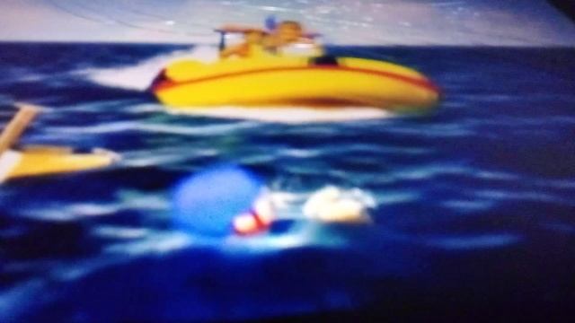 Пожарный Сэм. Спасение Нормана прайса из морской воды на пристани.