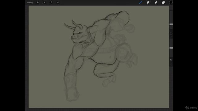 The Digital Painting. Lesson 09. Cell Shading Style. Part 47 - Refined Drawing смотреть онлайн