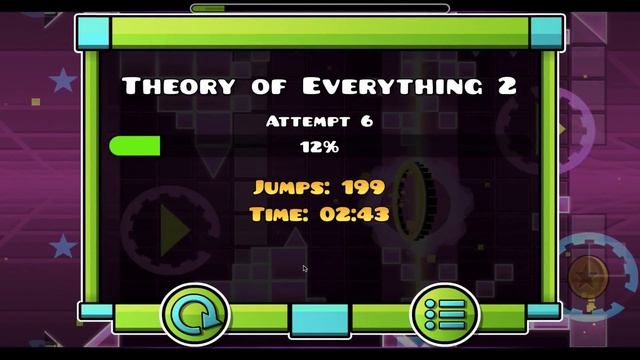(#13) Geometry Dash - 94% ON THEORY OF EVERYTHING 2 смотреть онлайн