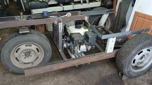 Самодельный, трехколесный мини трактор. ДУМПЕР. ТРАЙК.