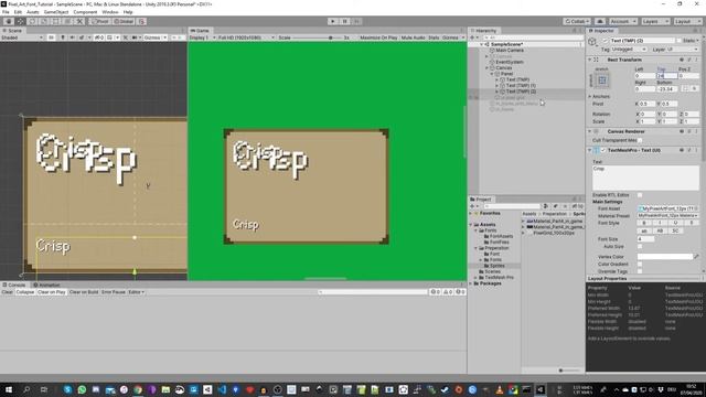 Custom Pixel Art Font for Unity - Font Size & Scaling (Unity) [Part 4/4] смотреть онлайн