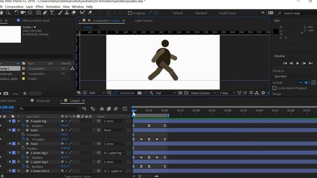 After Effects - Parallax Animation #3 - Project 4 смотреть онлайн