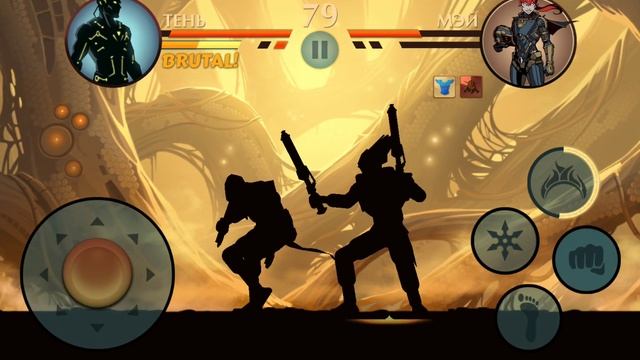 ТЕНЬ VS ТИТАН С РАСКАЛЕННОЙ ЗЕМЛЕЙ | SHADOW FIGHT 2 С ЛАВОЙ #30 смотреть онлайн