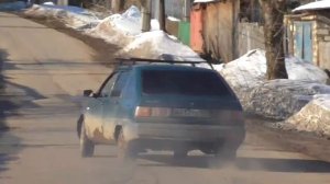 Иж Ода GT с двигателем ЗМЗ 406  Жгёт резину