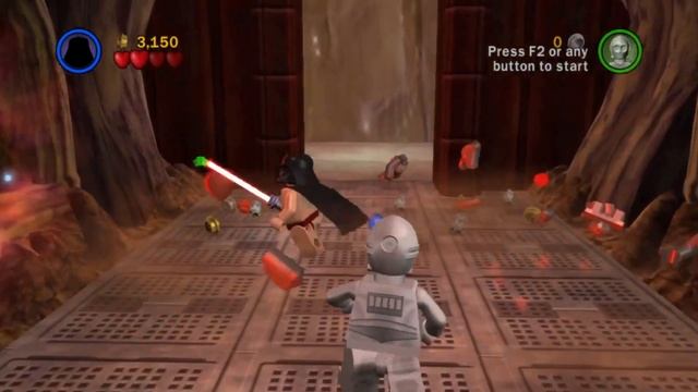 Lego Star Wars The Complete Saga All Minikits & Red Bricks | Episode 2 смотреть онлайн