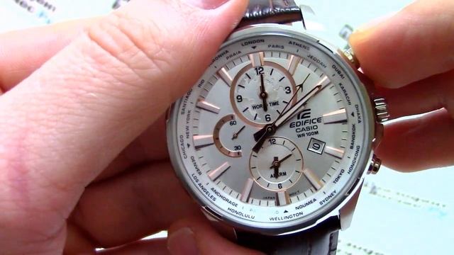 Часы Casio Edifice EFR-304L-7A - видео обзор от PresidentWatches.Ru