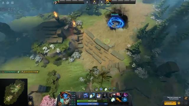 Huskar vs Slark небольшая фора Дуэльная карта DUEL 1v1 map смотреть онлайн