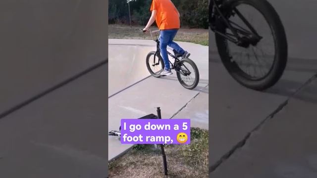 I go down a 5 foot ramp👍 смотреть онлайн