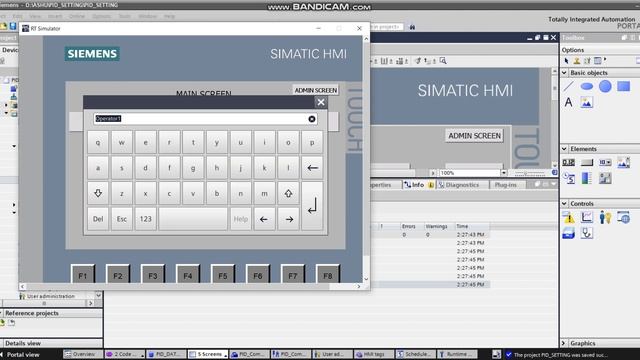 #Siemens KPT-700 HMI Password-user administration with login display... смотреть онлайн