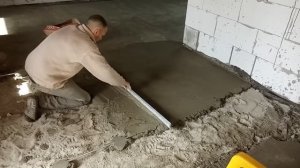 12. Черновая стяжка (дом для себя 20 год)