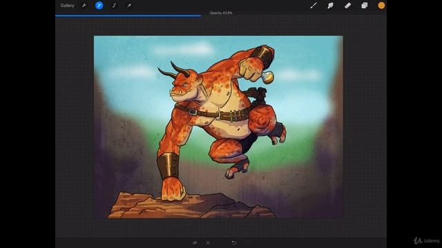 The Digital Painting. Lesson 09. Cell Shading Style. Part 55 - Texture Layers смотреть онлайн