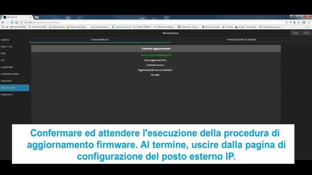 CAME BPT IP360 Come aggiornare il posto esterno IP смотреть онлайн