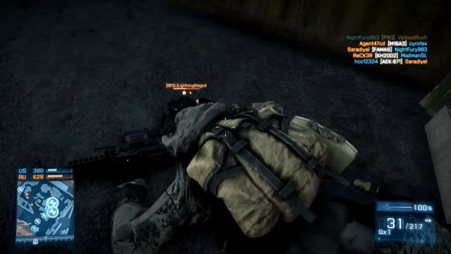 Battlefield 3 Glitch - Epic KillStreak! смотреть онлайн