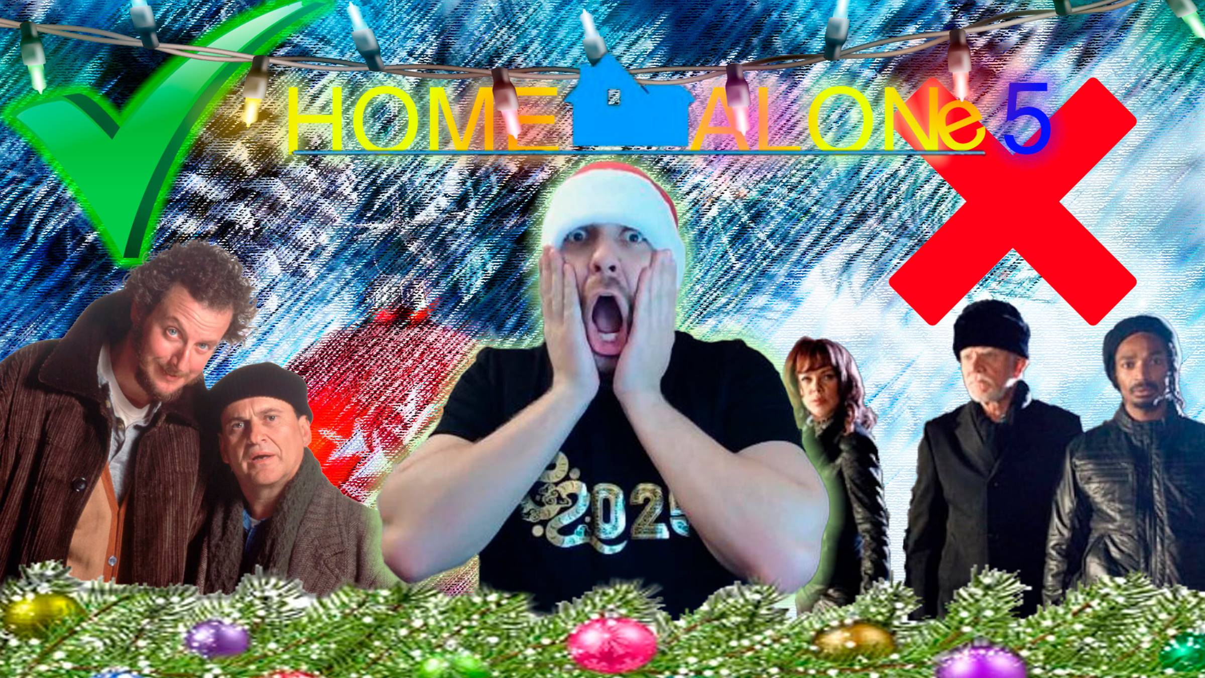 [BadComedian] - ОДИН ДОМА 5 (Новогоднее ограбление)Реакция смотреть онлайн