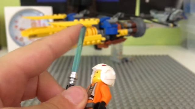 75258 гоночный под Энакина Pod Racer Anakina LEGO Star Wars обзор смотреть онлайн