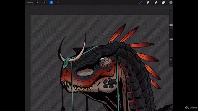 The Digital Painting. Lesson 10. Inking Style. Part 61 - Shadows and Lighting смотреть онлайн