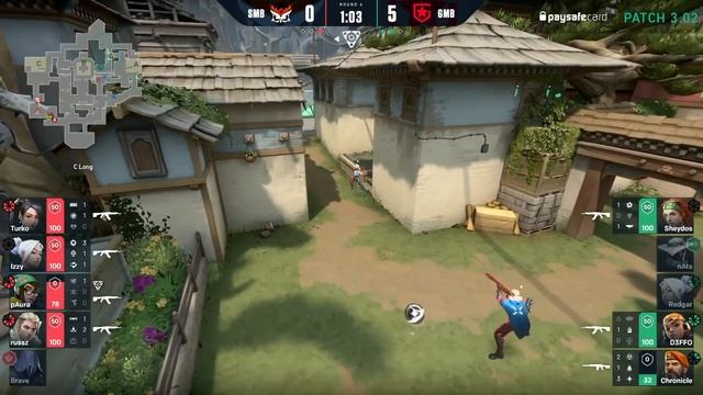 Gambit Esports Vs Super Massive Blaze | VCT EMEA Challengers Finals | Part 1 смотреть онлайн