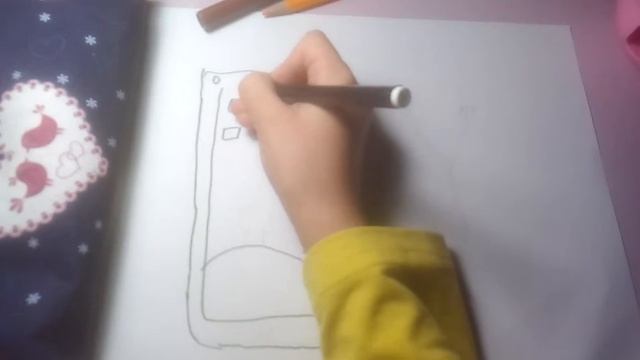 Рисуем телефон и наушники смотреть онлайн
