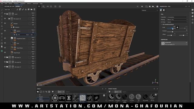 How to use wood alpha pattern in substance painter смотреть онлайн