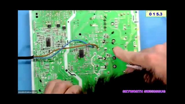 Www.moselectronica.com.ar - Reparación Fuente SKYWORTH Con TEA1716 Parte 1 Ver Descripción.