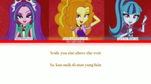 The Dazzlings - Let's have a battle(battle of the bands)  | Lyrics |MLPEG: rainbow Rocks