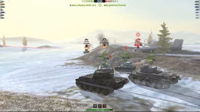 WOT Blitz tier 7 German Premium MT Panther/M10 my game replay 坦克世界：闪击战（战车世界：闪击战） смотреть онлайн