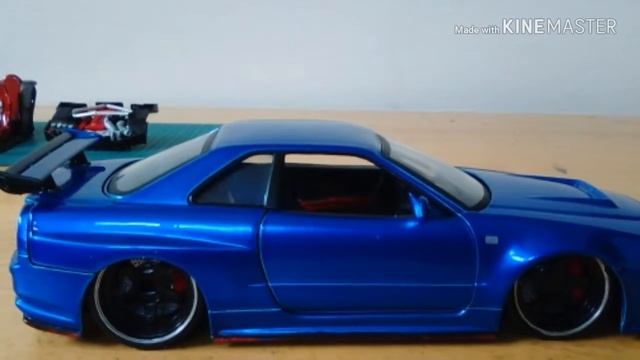 1/24 NISSAN SKYLINE GT-R R34 CUSTOM смотреть онлайн