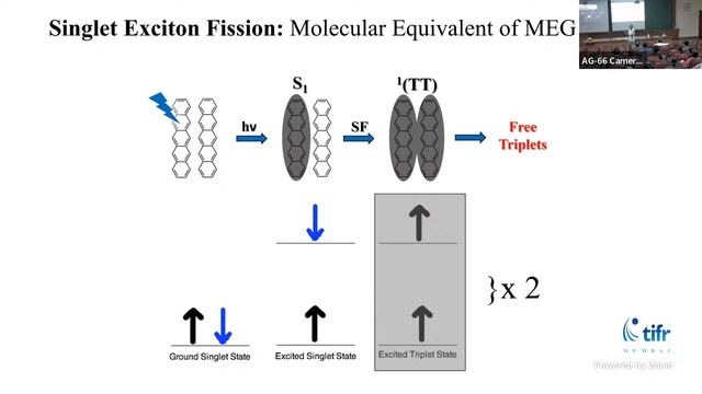Muti-exciton Generation in Organic Molecules via Singlet Exciton Fission смотреть онлайн