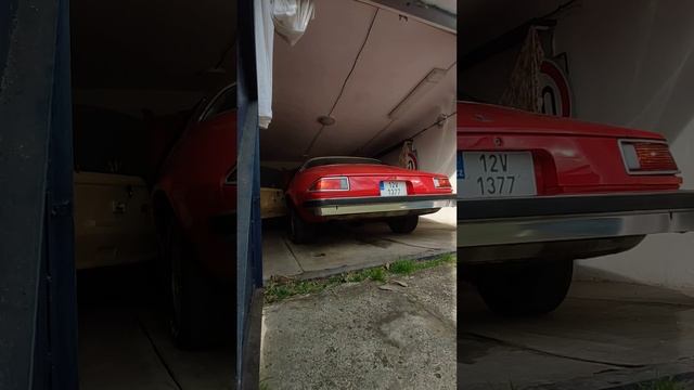 Chevrolet Camaro RS 1977, first cold start after Winter. смотреть онлайн