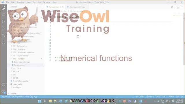 Python Part 14a - Working with numbers смотреть онлайн