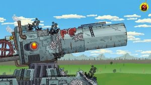 Мега танки против Босса 3 - Мультики про танки