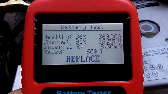 QUICKLYNKS BA101 Vehicle Battery Analyzer On Gel Battery
