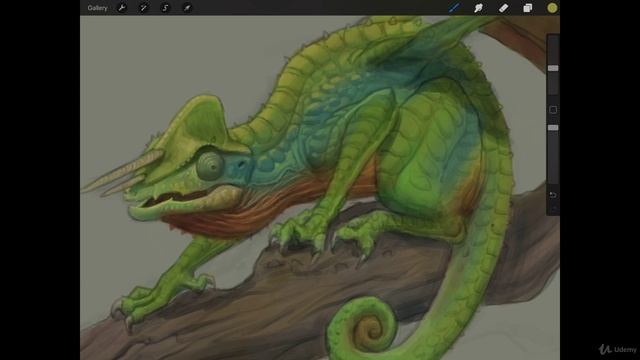 The Digital Painting. Lesson 12. Photorealistic Style. Part 77 - Lights смотреть онлайн