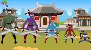 Семья пальчиков нинзя | Ninja Finger Family in Russian