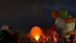 ABQ International Balloon Fiesta 2022 ONLY GLOW Timelapse #albuquerqueinternationalballoonfiesta 4k