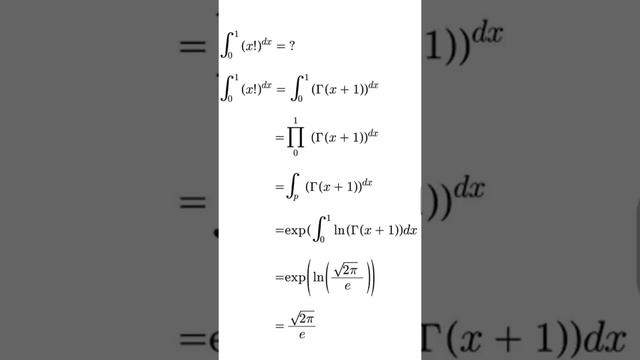 A Brilliant integral | product Integral смотреть онлайн