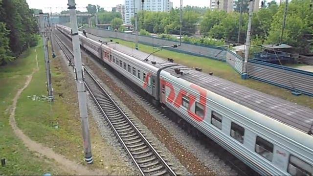 Электровоз ЧС7-076 с поездом №340 (Москва → Чита) смотреть онлайн