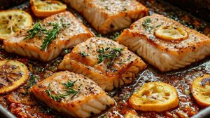 Минтай под маринадом в духовке