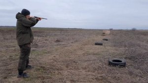 Картечь 8 мм омеднённая, в 32 калибре на опилках. Ирбис 32. ИЖ-18 е.