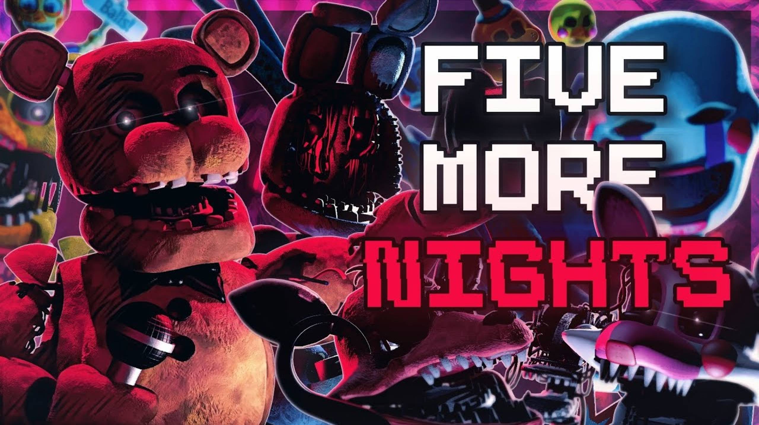 (Radeon_Knocks/YouTube) FNAF COLLAB ➤ FIVE MORE NIGHTS (FNAF 2 Rap) | @JTM смотреть онлайн