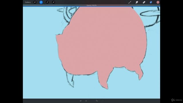 The Digital Painting. Lesson 11. Cutout Style. Part 65 - Cutting Out the Shapes смотреть онлайн