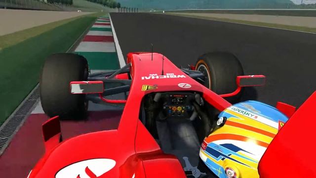 Lotus EXOS 125 @ Mugello+Ferrari F14T inspired livery смотреть онлайн