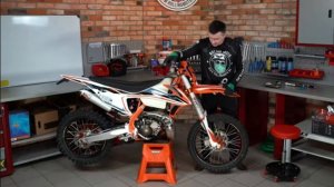 Правильная установка вилки на эндуро мотоцикле