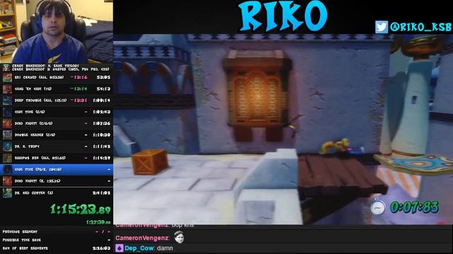 (Former WR) Crash Bandicoot N. Sane Trilogy - Crash 3 105% speedrun in 2:55:23 (2:33:13 loadless) смотреть онлайн