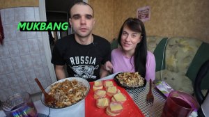 МУКБАНГ ГРЕЧКА С КУРИЦЕЙ / БУТЕРБРОДЫ / EATING MUKBANG ASMR АСМР